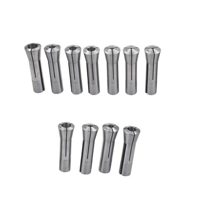 ALL-CARB 11Pcs R8 Collet Set 1/8 - 3/4 Inch Fit for Machining Turning