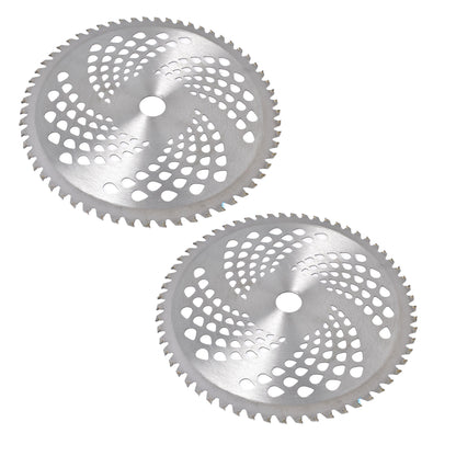 ALL-CARB 10 Inch 60T Carbide Tip Brush Blades Made from Stainless Steel Compatible with Cutter, Trimmer, Weed Eater