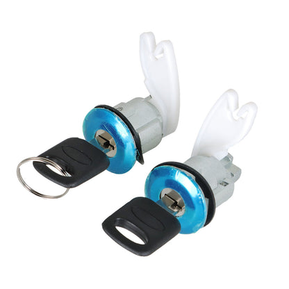 ALL-CARB F87Z7821990BA Door Lock Cylinder and Keys Set Replacement for Ford Mercury Mazda Truck SUV