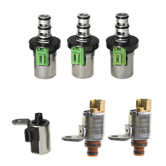 ALL-CARB 4F27E Transmission Solenoid Valve Kits Replacement for Ford with 4F27-E 4 Speed Automatic Models and FNR5 5 Speed Main Valve Bodies