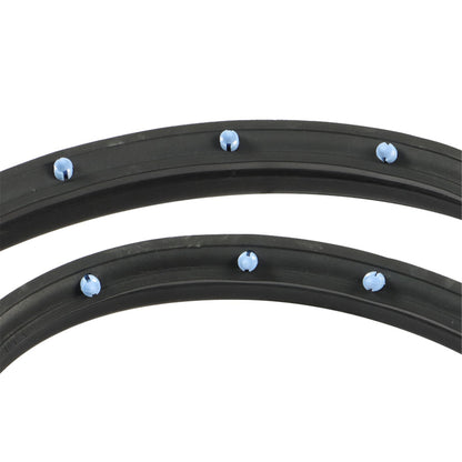 ALL-CARB Weather Strip Seal Full Weatherstrip Kit Black Set Replacement for Corvette C4 Coupe 1990-1996