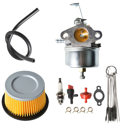 ALL-CARB 632272 Carburetor with Air Filter Clean Jet Spark Plug Kit Replacement for Tecumseh H30 H50 H60 HH60 632230 632272 Engine