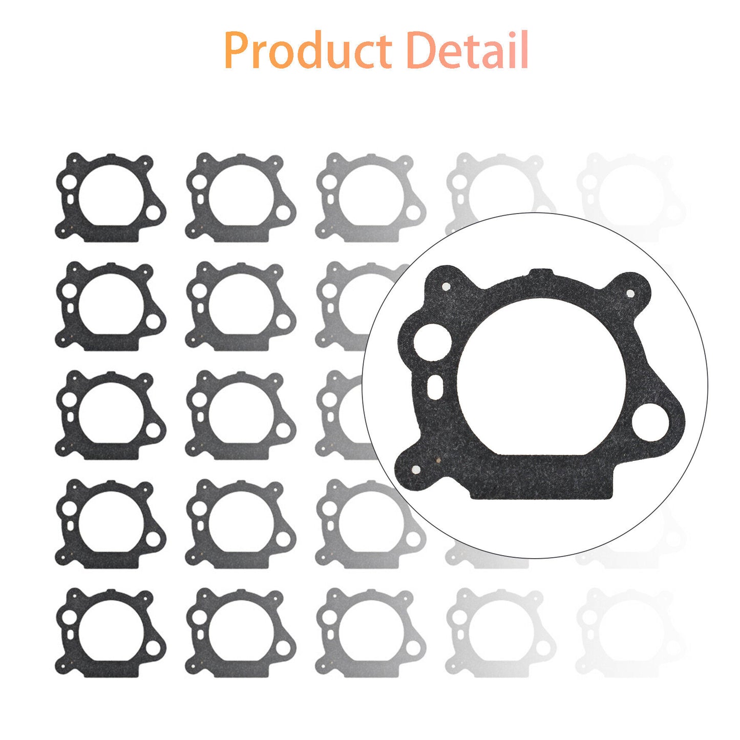 ALL-CARB 25 Pack Carburetor Gasket Replacement for Briggs & Stratton 124700 135700 272653 795629 Engine Parts Kit