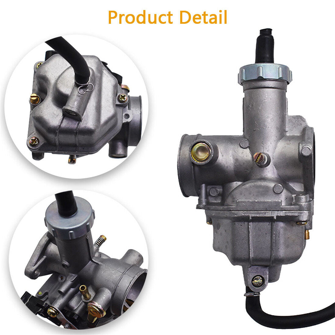 Carburetor and Boot Kit Replacement for Honda 1977-1990 CB125S 2004-2013 CRF100F 1974-1998 XL100 1979-1985 XL100S 1981-1984 XR100 1985-2004 XR100R 1980-1984 XR200 1981-2002 XR200R Carb