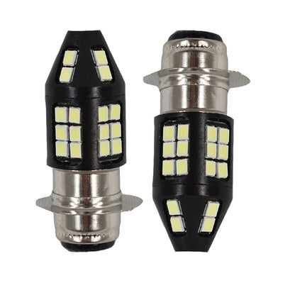 ALL-CARB 2 Pack White 6000K LED Bulb H6M Headlights Replacement for Yamaha 700 700R 2006-2018