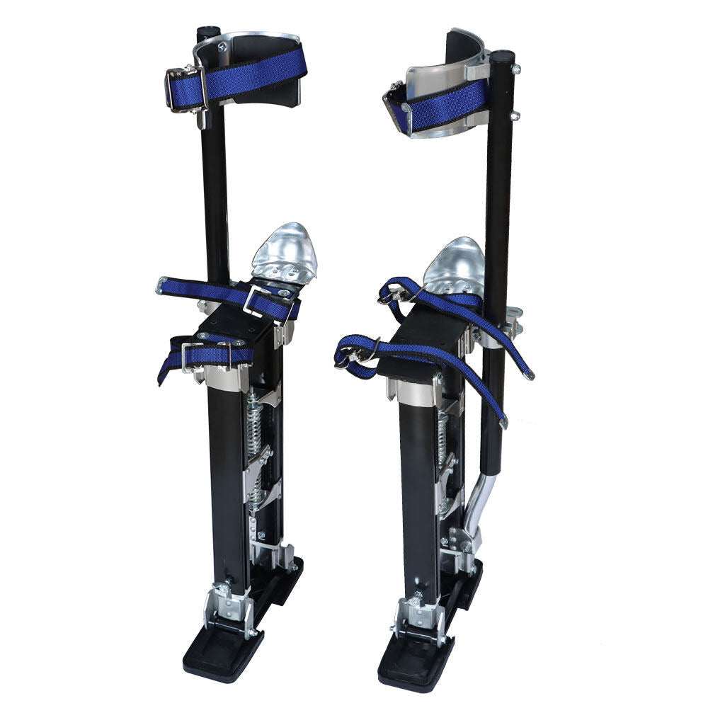 ALL-CARB Drywall Stilts 24 - 40 inch Grade Adjustable Auminum Tool Stilt for Painting or Cleaning - Black