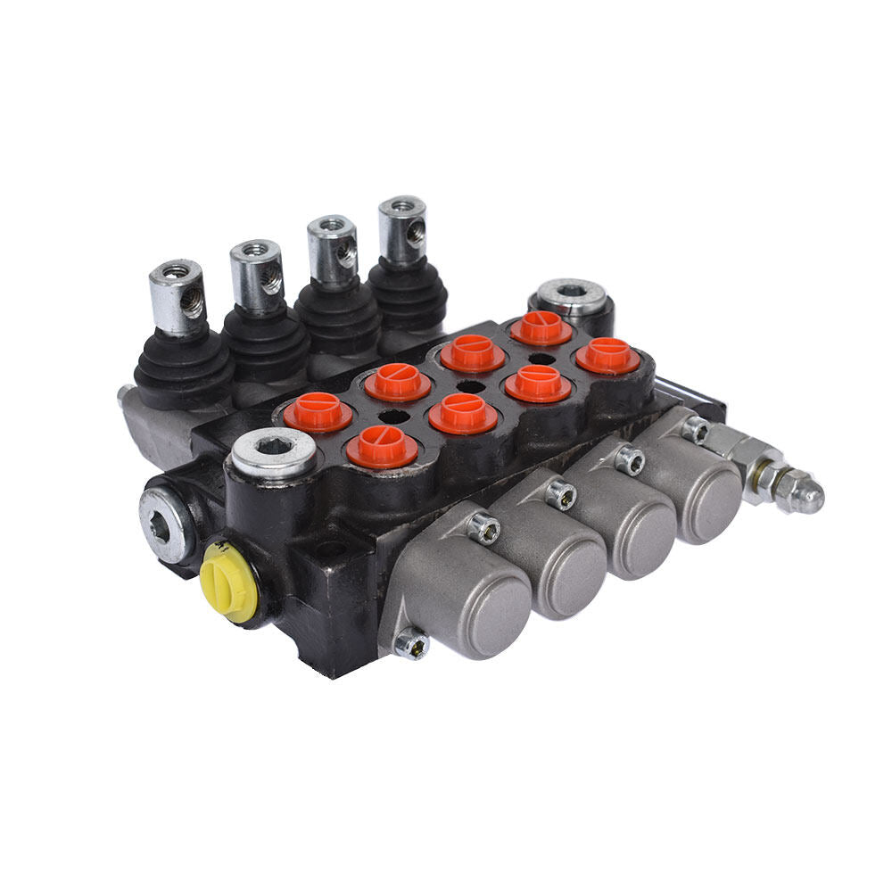 ALL-CARB Hydraulic Valve 4 Spool Hydraulic Directional Control Valve Double Acting Control Valve 11 GPM 3625 PSI SAE Ports