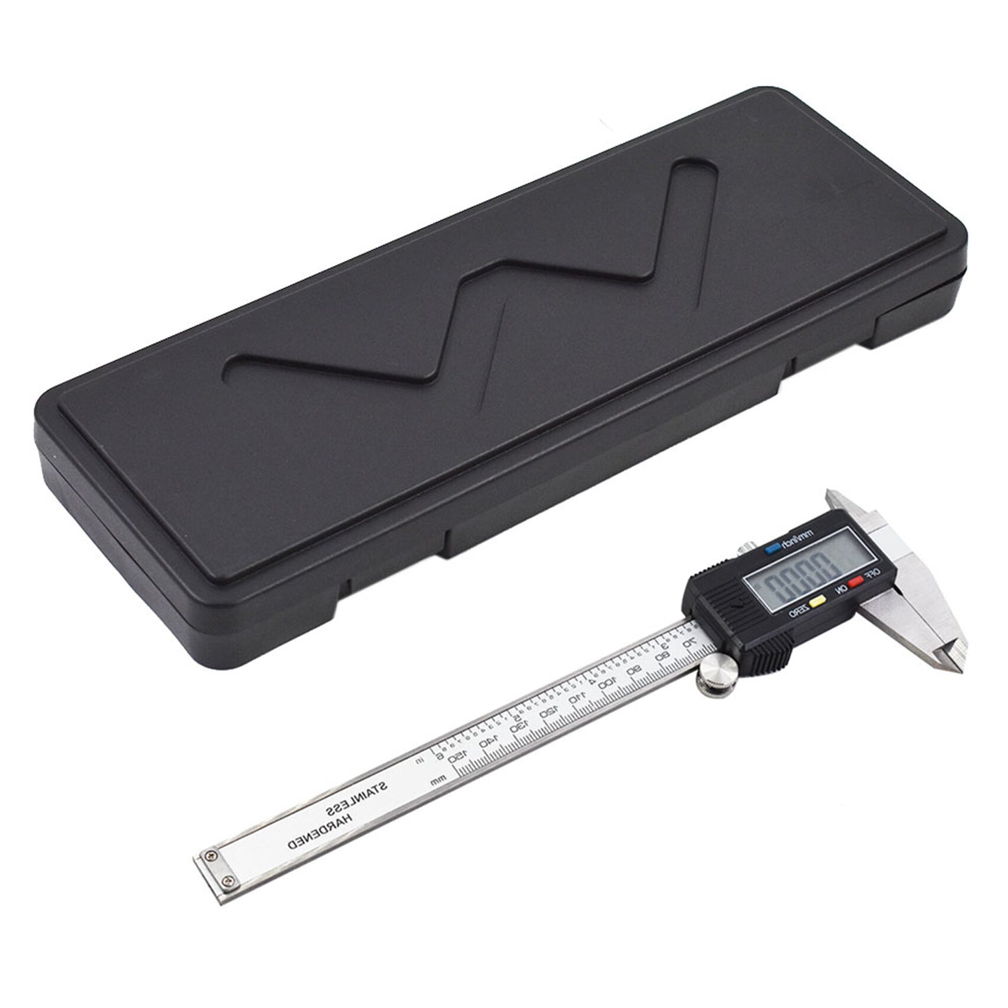 0-6" Digital Electronic Caliper, Stainless Steel Millimeter Conversion Measuring Tool with LCD Screen for Length, Width, Depth, Inner Diameter and Outer Diameter