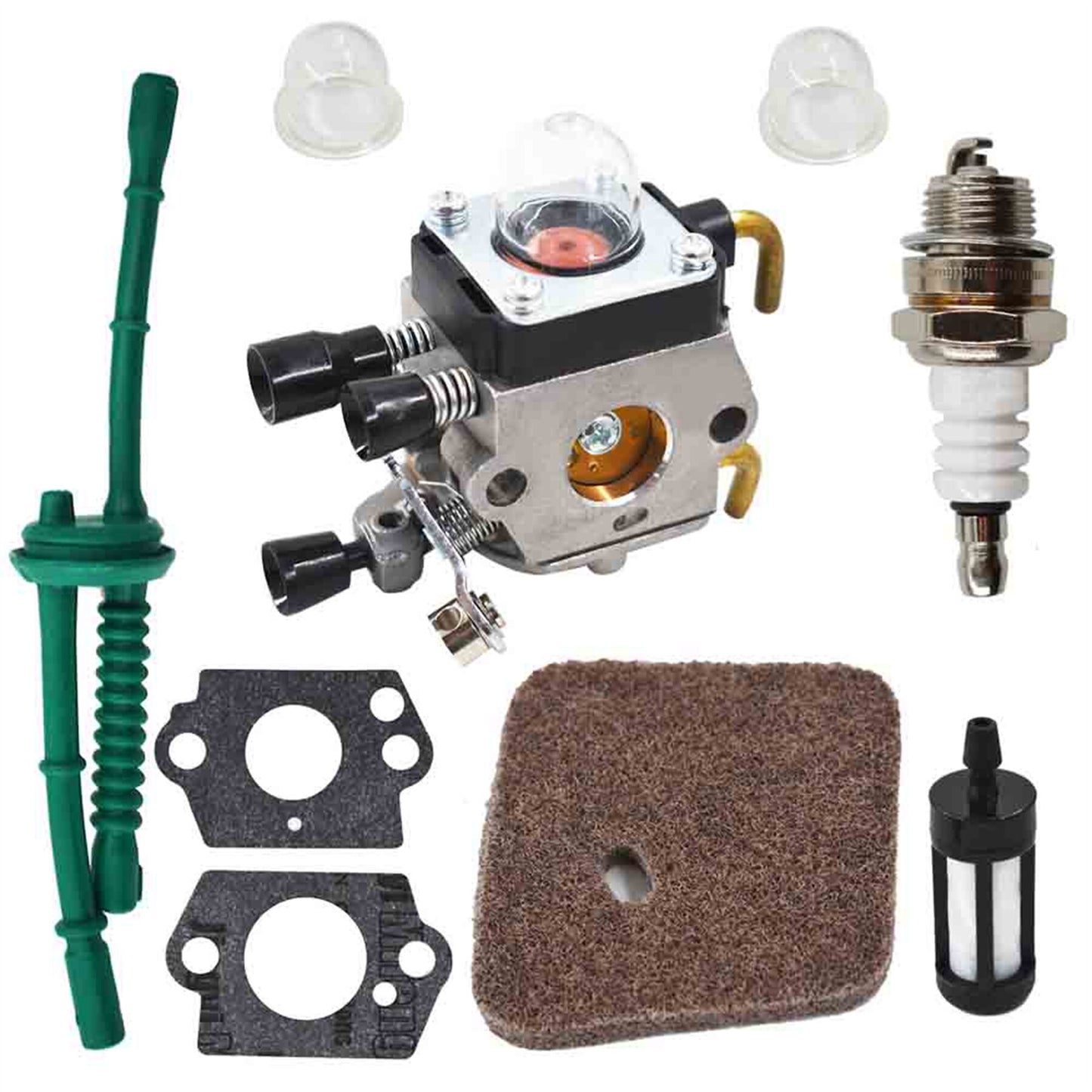 ALL-CARB C1Q-S186 Carburetor Replacement for Stihl FS45 FS46 FS46C FS55 FS55R FS55RC FS38 FS45C String Trimmer Weed Eater FC55 Edger C1Q-S186A C1Q-S186B 4140-120-0619