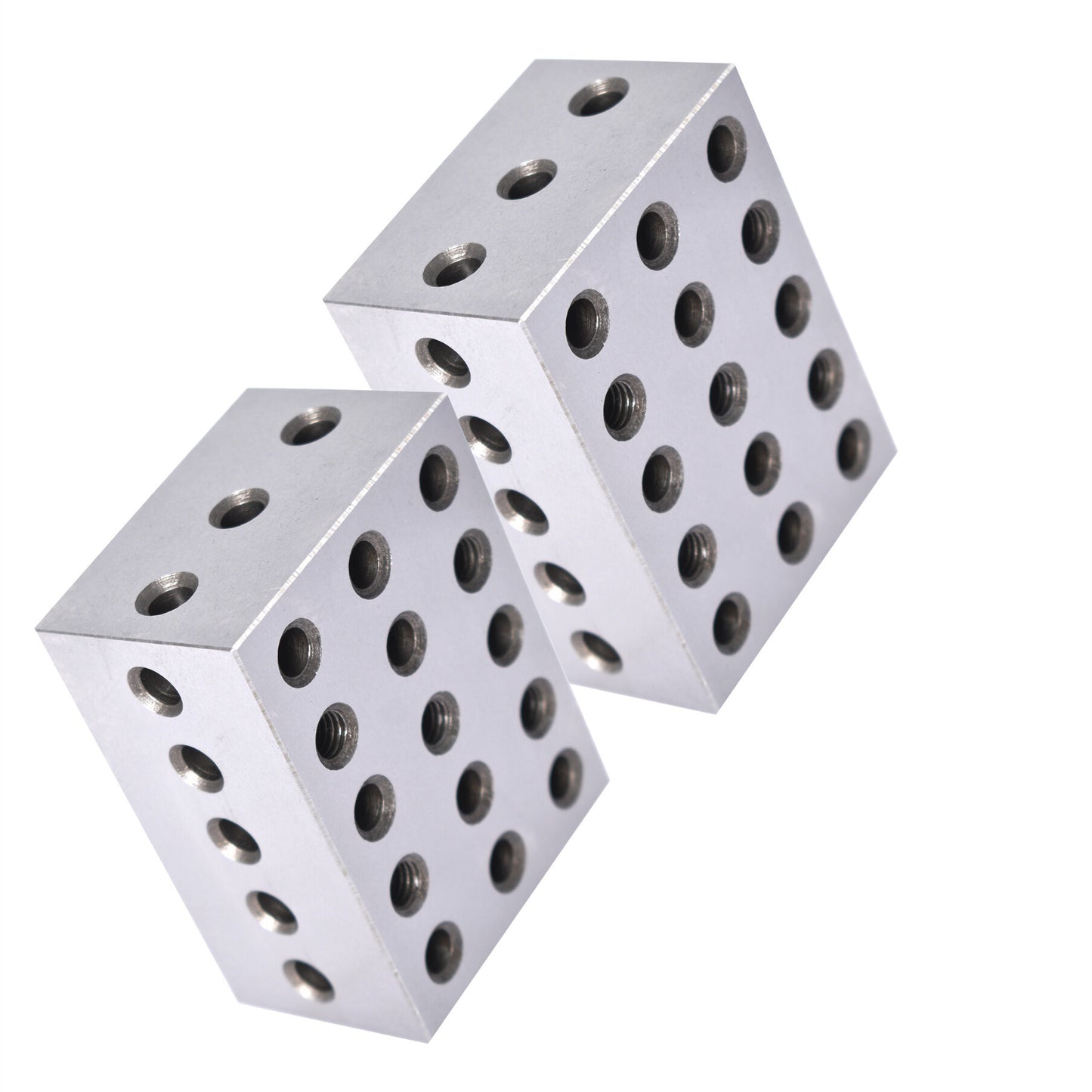 ALL-CARB 2-3-4 Blocks Matched Pair 23 Holes (2x3x4) 234 Precision Ground Machinist Set Up Blocks .0003 HRC 55-62