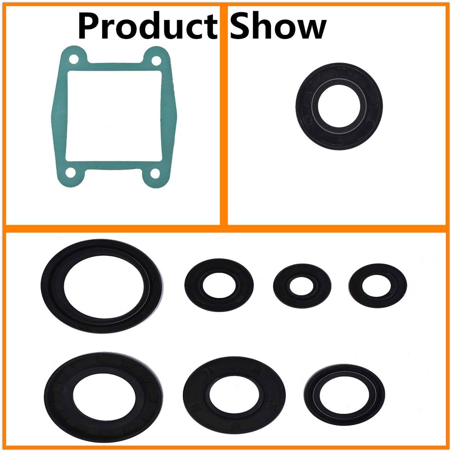 ALL-CARB Engine Head Gasket Kit with Oil Seals Replacement for Yamaha Blaster 200 YFS200 1988-2006