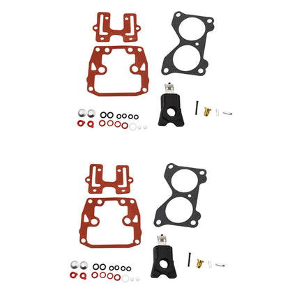 2 X Carburetor Carb Rebuild Repair Kits Replacement for V4 85 90 100 115 125 140 HP 439076