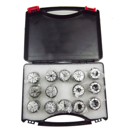 ALL-CARB 14Pcs ER32 Spring Collet Set 1/16 - 3/4 Inch for CNC Milling Lathe Tool and Engraving Machine Carbon Steel