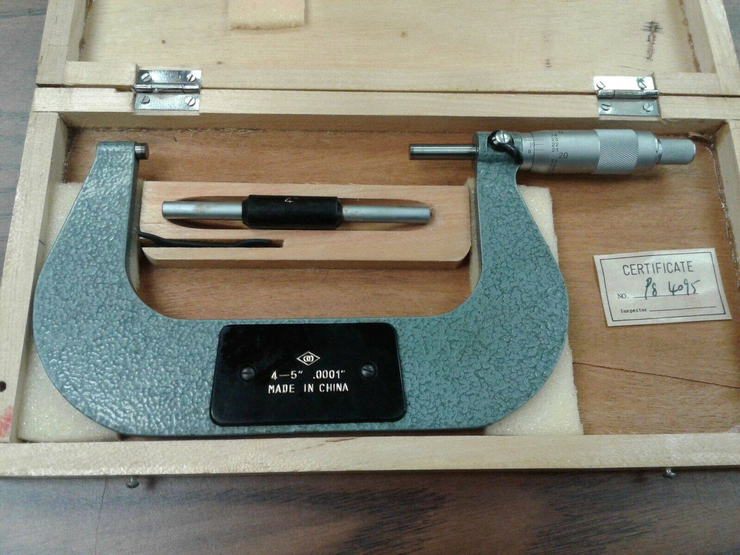 ALL-CARB Micrometer 0-1 Inch 0.0001 Inch Precision Outside Micrometer Carbide Tipped