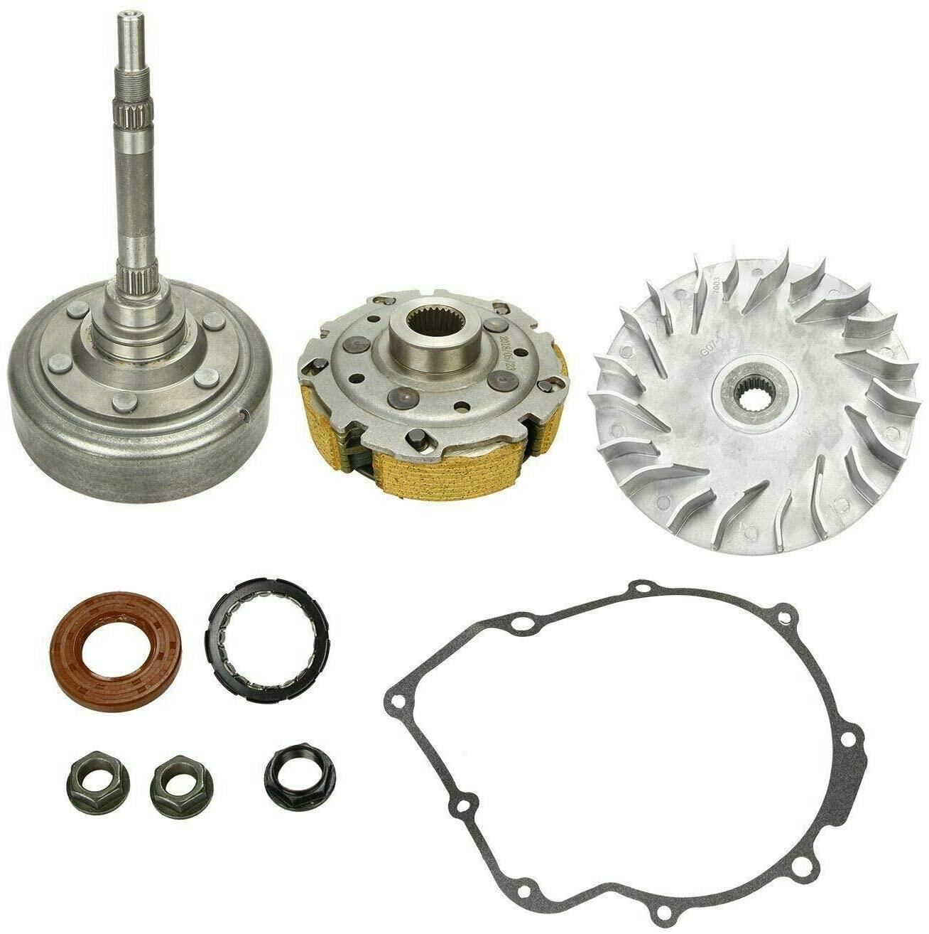 ALL-CARB Primary Sheave Pad Shoe with Gasket Clutch Drum Housing Replacement for Yamaha Rhino 660 2004-2007 / Yamaha YFM660 2002-2008 5KM-17611-00-00