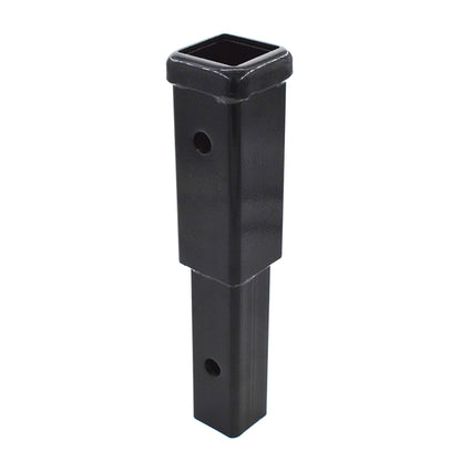 ALL-CARB 8 inch Trailer Hitch Extension Receiver 2 inch 5/8 inch Pin Hole 4000 LBS Tow Capacity Black