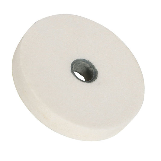 ALL-CARB Grinding Wheel 6 Inch Diameter 1 Inch Thickness White Aluminum Oxide Bench Grinder Wheel 60 Grit 1 inch Arbor