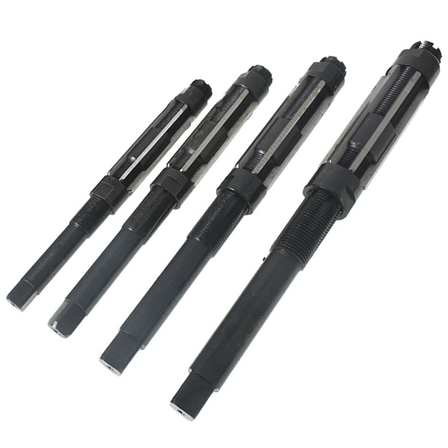 ALL-CARB 11Pcs H4-H14, 15/32 Inch to 1-1/2 Inch Adjustable Hand Reamers High Set Speed Steel 6 Blades Fit for Drilling Machine and Other Machine