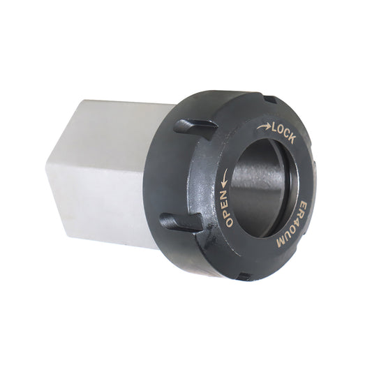 ALL-CARB Collet Chuck ER-40 Collet Block Hex Collet Block Chuck Holder Fit for CNC Lathe Engraving Machine