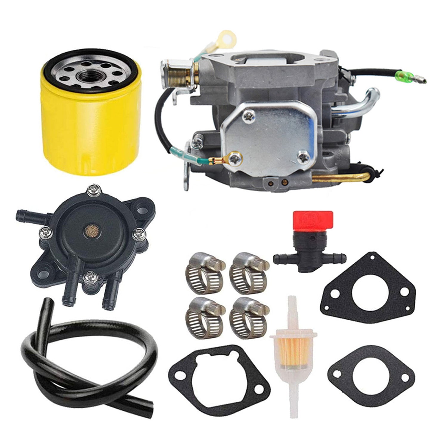 ALL-CARB 24853102-S 24-853-102-S Carburetor replacement for Kohler CV740 CV730 CV730S CV740S Engine Carb Kit with Fuel Pump Oil Filter Gasket