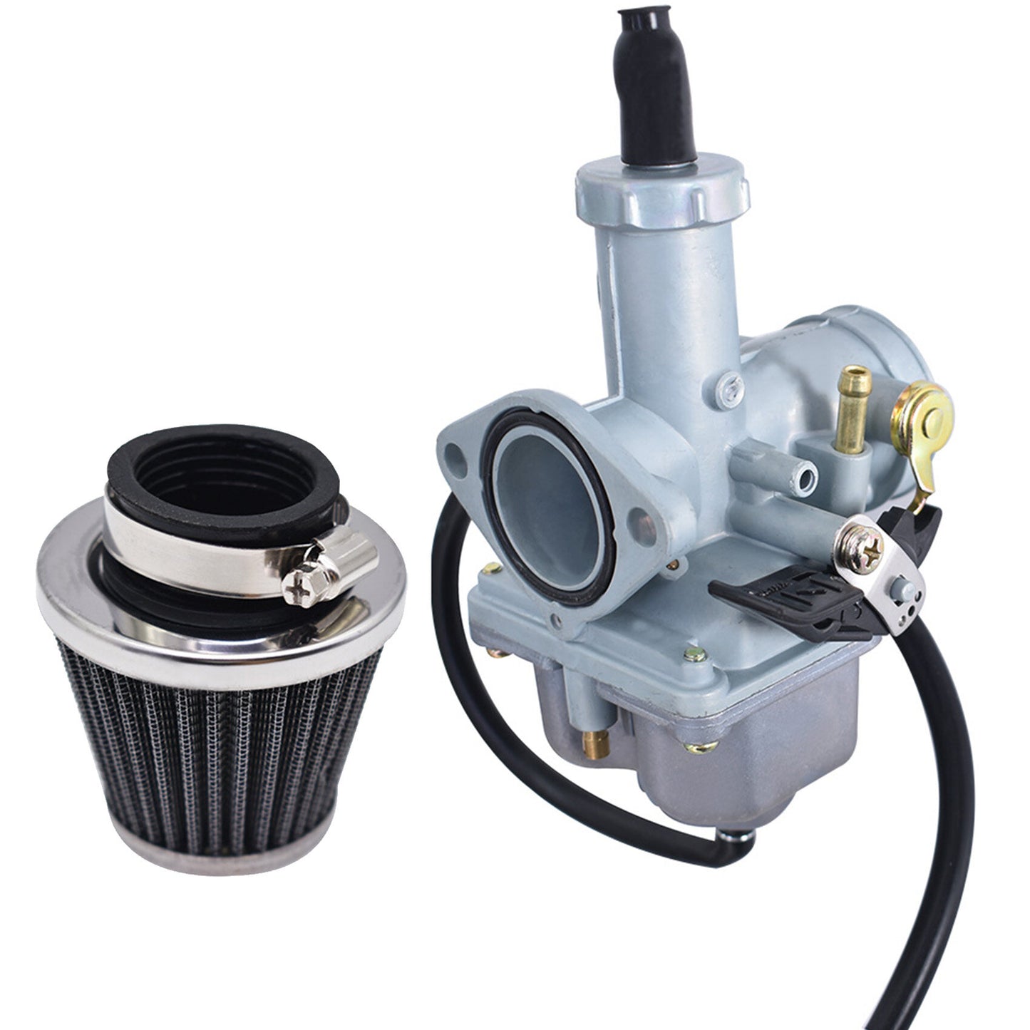 Carburetor with Air Filter Replacement for Honda CB125 CRF100F XL100 XL100S XR100 XR100R Carb