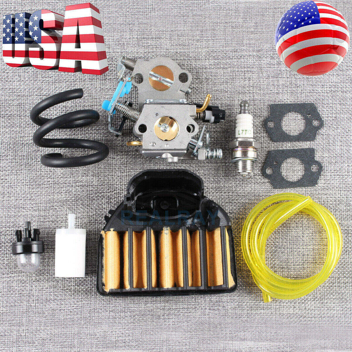 Carburetor Replacement for 455 460 461 CS2255 Chainsaw Carb for 544 22 74-01, 544 31 29-01