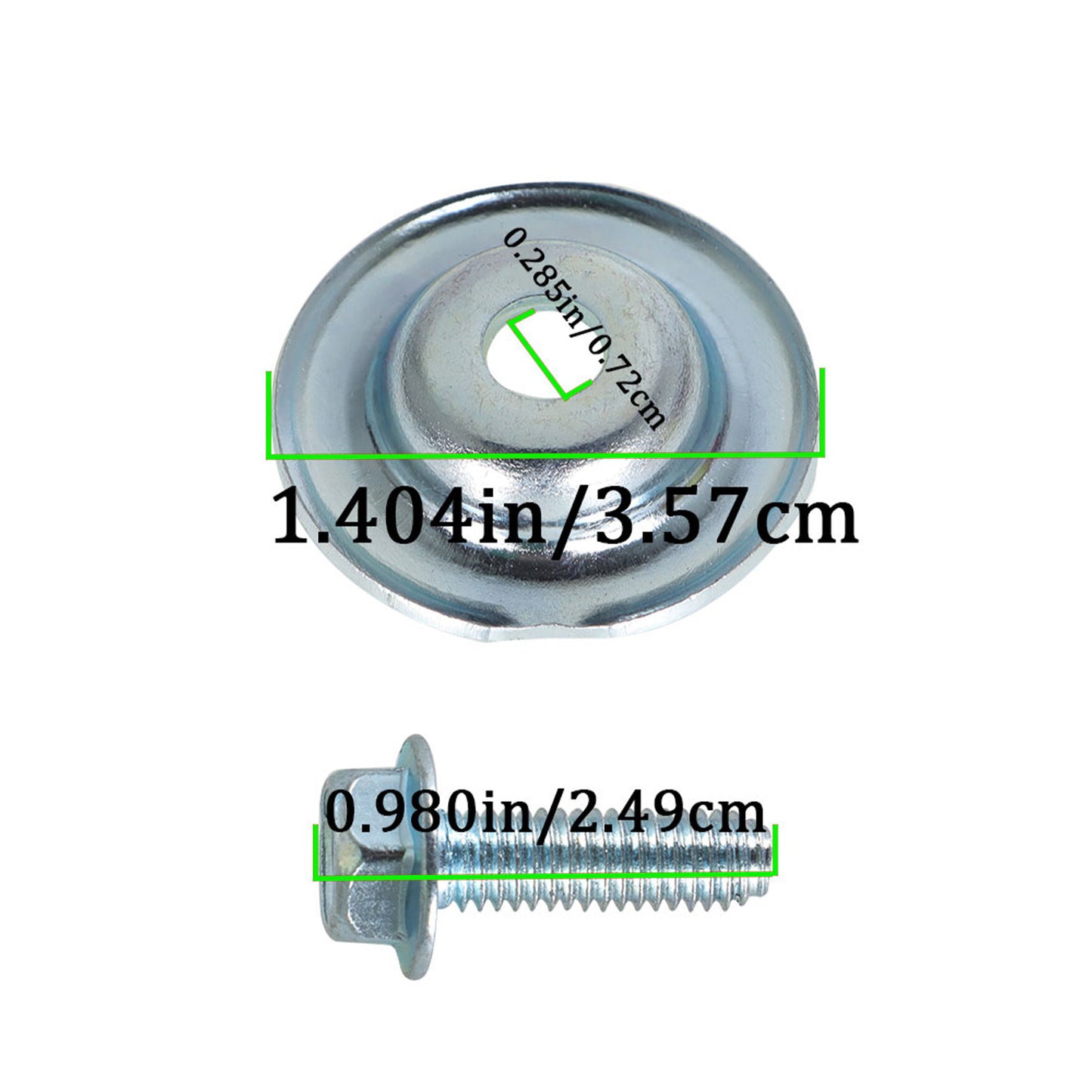 ALL-CARB 10 Piece Set UTV Skid Plate Bolts and Washers Replacement for Polaris General Ranger RS1 RZR 500 570 700 800 900 1000 Turbo 7556065 7518529