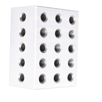 ALL-CARB 2-3-4 Blocks Matched Pair 23 Holes (2x3x4) 234 Precision Ground Machinist Set Up Blocks .0003 HRC 55-62