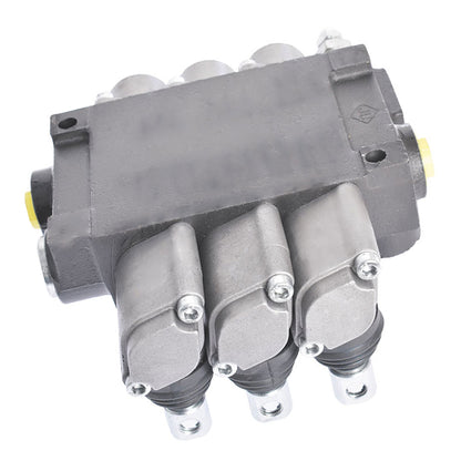 ALL-CARB Hydraulic Valve 3 Spool Hydraulic Directional Control Valve Double Acting Control Valve 11 GPM 3600 PSI SAE Ports