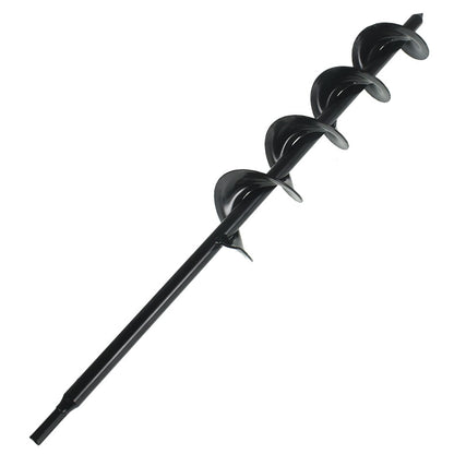 ALL-CARB Earth Auger Bit Auger Drill Bit 24 Inch Length 3 Inch Width Repid Planter, Yard Gardening Planting Bulbs Auger, Post or Umbrella Hole Digger for 3/8 Inch Hex Drive Drill