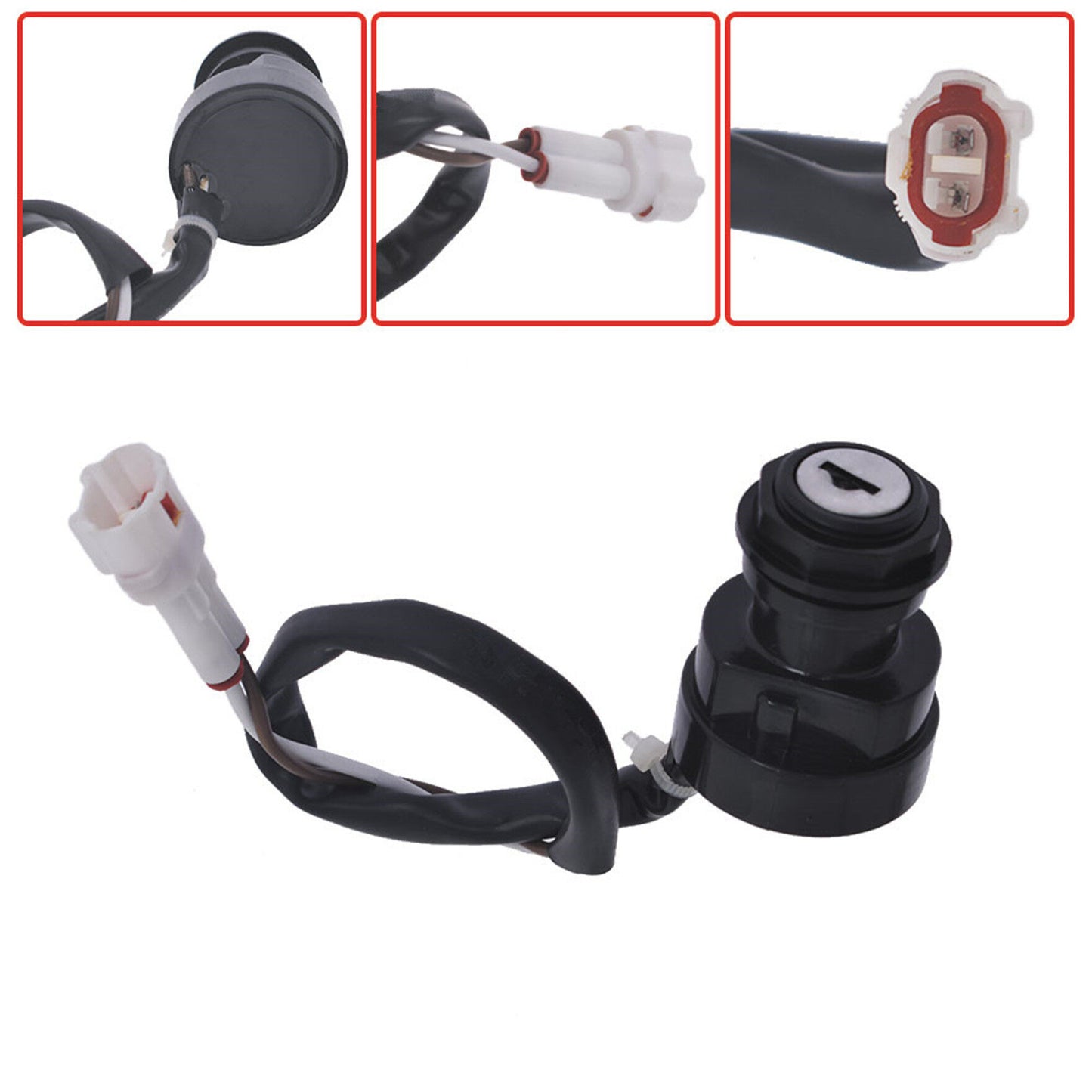 ALL-CARB Ignition Key Switch Replacement for Yamaha 660r 700 125 250 350 5LP-82510-00-00