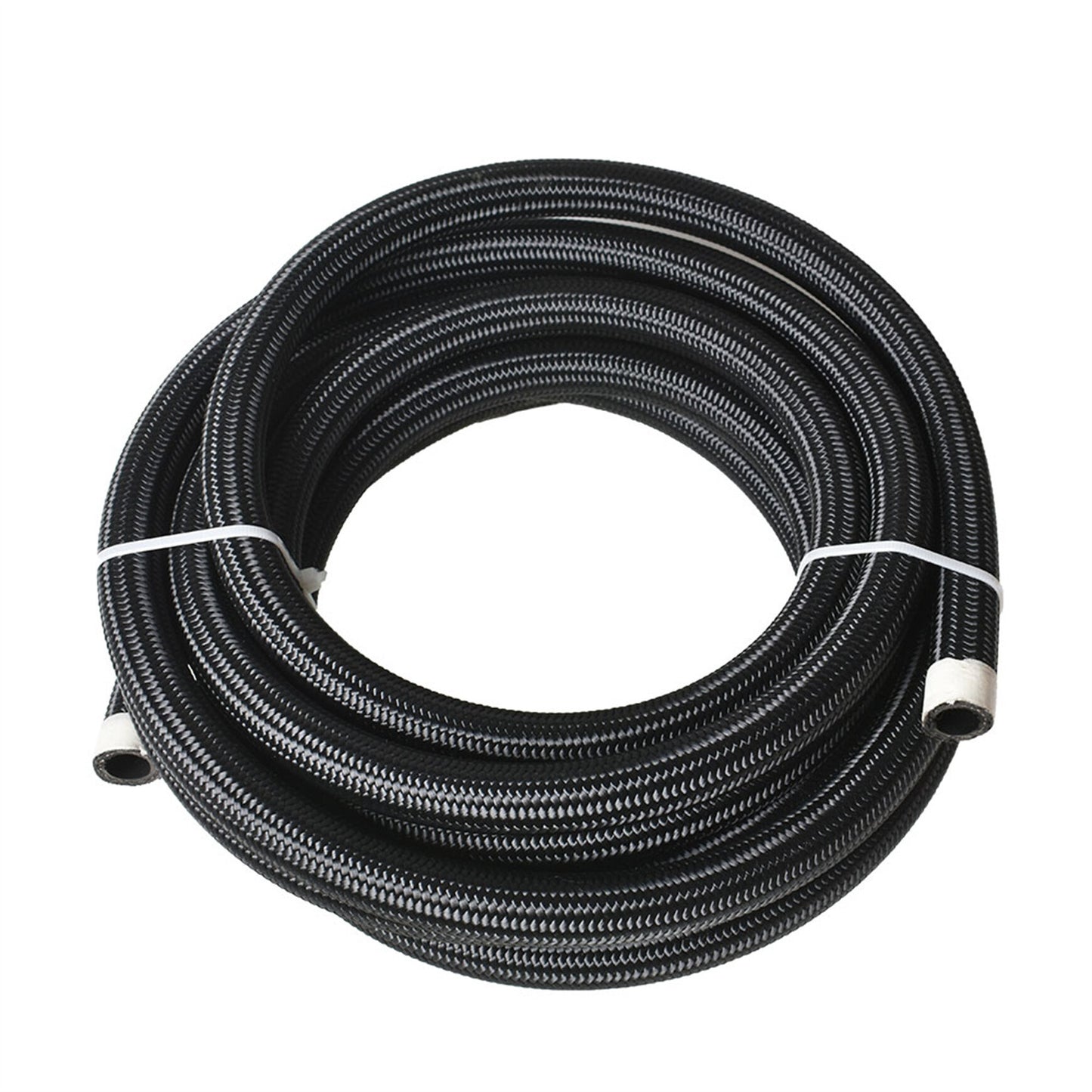 ALL-CARB Nylon Stainless Steel Braided Fuel Line 10AN 20FT with 10PCS Fuel Line Adapter Kit