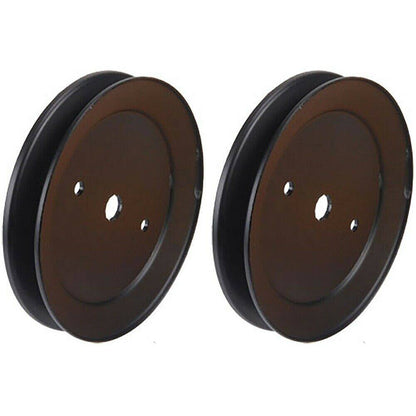 ALL-CARB 2 Set Spindle Pulleys 532195945 Replacement for Craftsman 42 Inch & 46 Inch Decks 197473 195945