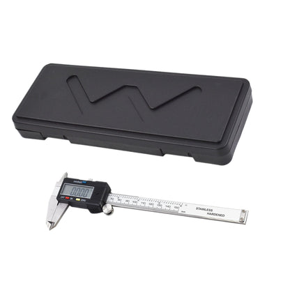 0-6" Digital Electronic Caliper, Stainless Steel Millimeter Conversion Measuring Tool with LCD Screen for Length, Width, Depth, Inner Diameter and Outer Diameter