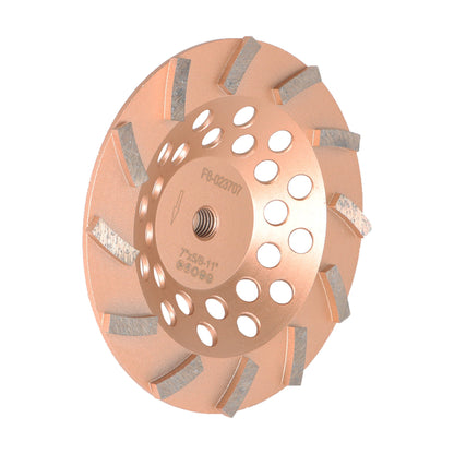 ALL-CARB 7 Inch 12 Turbo Segments 5/8 Inch -11 Arbor Grinding Wheels Diamond Cup Grinding Wheels Fit for Concrete and Masonry Available