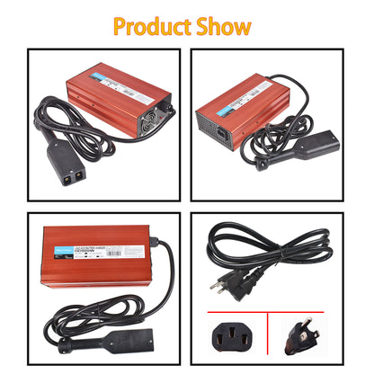 ALL-CARB Battery Charger 36Volt 18Amp with D style plug Replacement for EZGO TXT, TXTE, TXT PDS, Freedom TXT, Shuttle Golf Carts