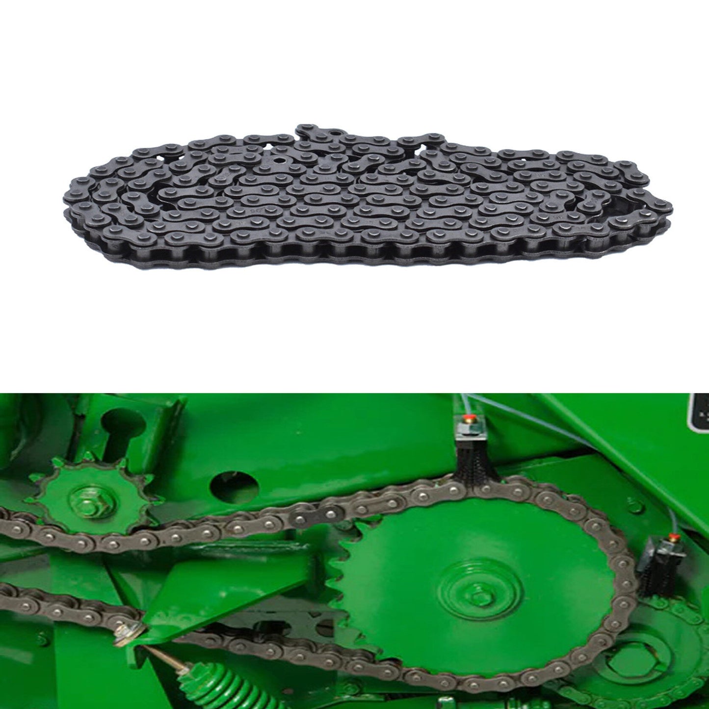 ALL-CARB Roller Chain 40 10 Feet with 2 Connecting Links Fit for Go Kart and Mini Bike