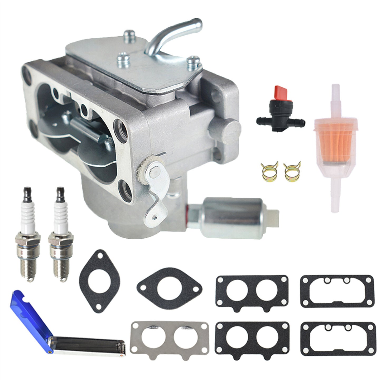 ALL-CARB 791230 Carburetor replacement for 791230 799230 699709 499804 499809 V-Twin 20hp 21hp 23hp 24hp 25hp Carb Manual Choke with Gaskets