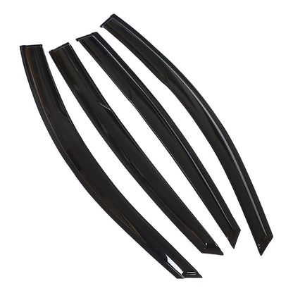 ALL-CARB Window Vent Visors Shade Sun Rain Wind Guards Deflectors Cover Acrylic Replacement for Kia Optima 2011-2015 K5 Model Only Outside 4 Pieces Black
