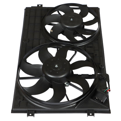 ALL-CARB Radiator Cooling Fan 1K0959455ET Replacement for 2005-2010 Volkswagen Jetta 2010 Volkswagen Golf 2.5L 1K0121207BB9B9