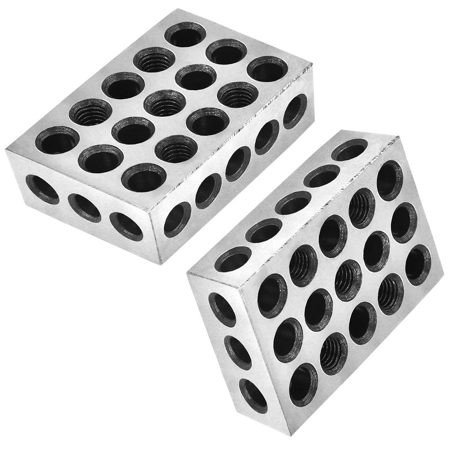 ALL-CARB Parallel Block Set 1 x 2 x 3 Blocks 23 Holes 0.0003 Inch Machinist Fit for Milling Machine