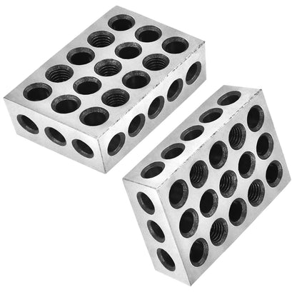 ALL-CARB Parallel Block Set 1 x 2 x 3 Blocks 23 Holes 0.0003 Inch Machinist Fit for Milling Machine