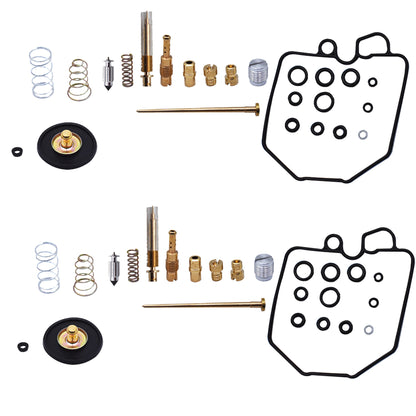 2 x New Carburetor Repair Kits and Air Cut Off Valve Sets Fit for Honda CX500C CX500D 1980 1981 1982