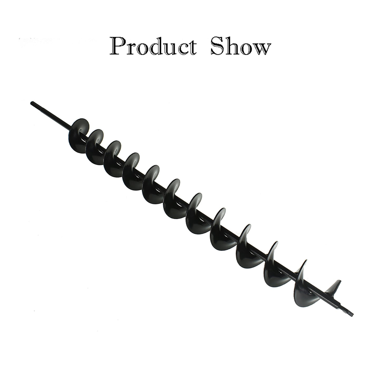 ALL-CARB Earth Auger Bit Auger Drill Bit 24 Inch Length 2 Inch Width Repid Planter, Yard Gardening Planting Bulbs Auger, Post or Umbrella Hole Digger for 3/8 Inch Hex Drive Drill