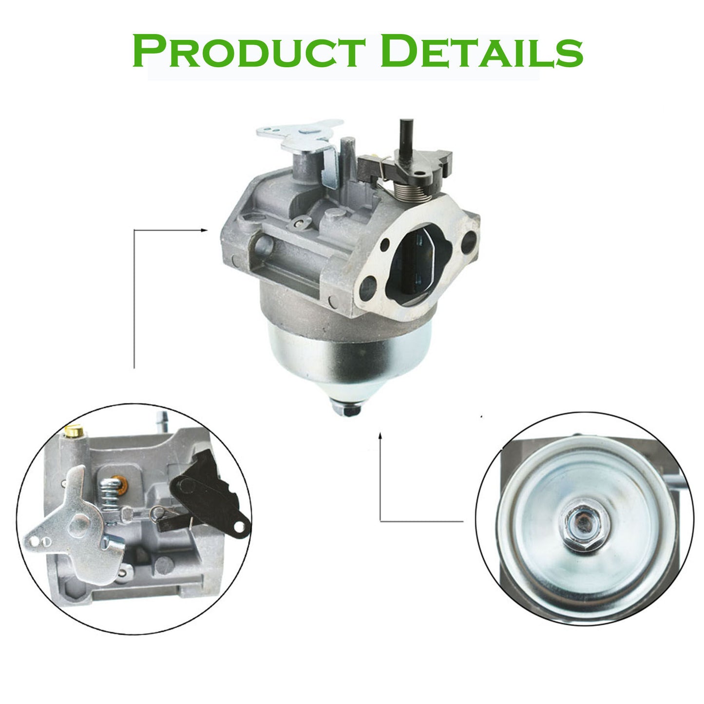 Carburetor Replacement for Honda GCV190A GCV190LA HRB217 HRX217 HRX217K2 16100-Z0Y-013 16100-Z0Y-813