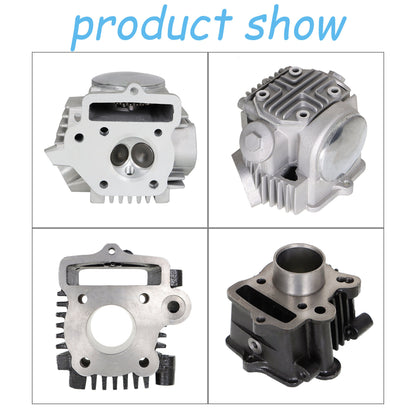 ALL-CARB 39mm Bore 50cc Cylinder Head Piston Engine Rebuild Kit Replacement For Honda Z50R XR50 CRF50