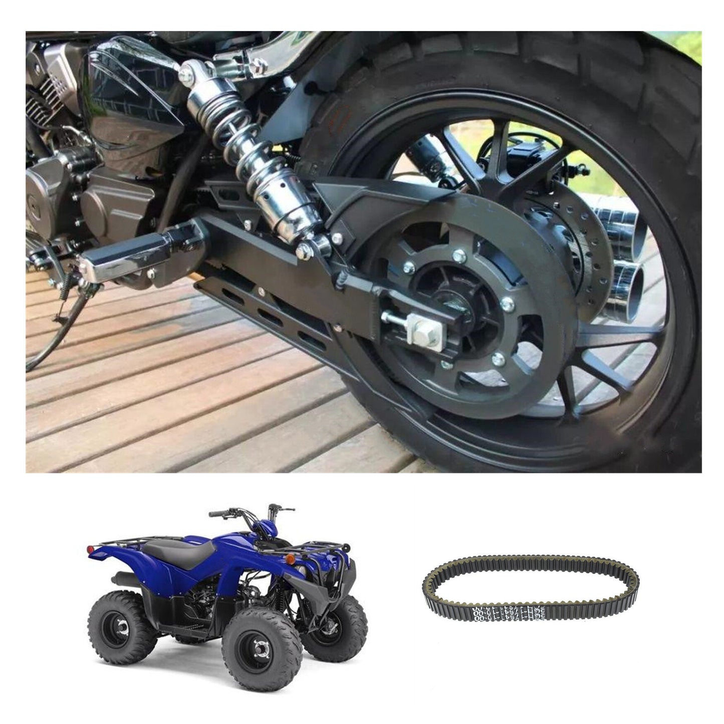 ALL-CARB Drive Belt Replacement for Yamaha 2000-2014 Grizzly 400 450 Wolverine 450 Kodiak 400 450 Rhino 450