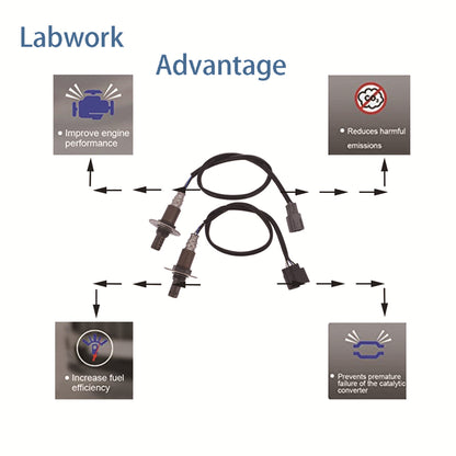 ALL-CARB 2Pcs Air Fuel Ratio Sensor Replacement for Subaru Forester Impreza Legacy Outback Saab 9-2X 2.5L