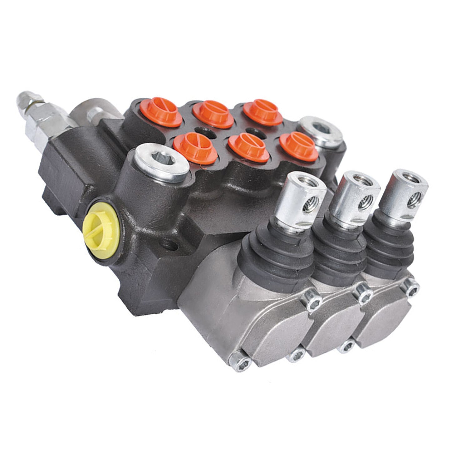 ALL-CARB Hydraulic Valve 3 Spool Hydraulic Directional Control Valve Double Acting Control Valve 13 GPM 3600 PSI SAE Ports