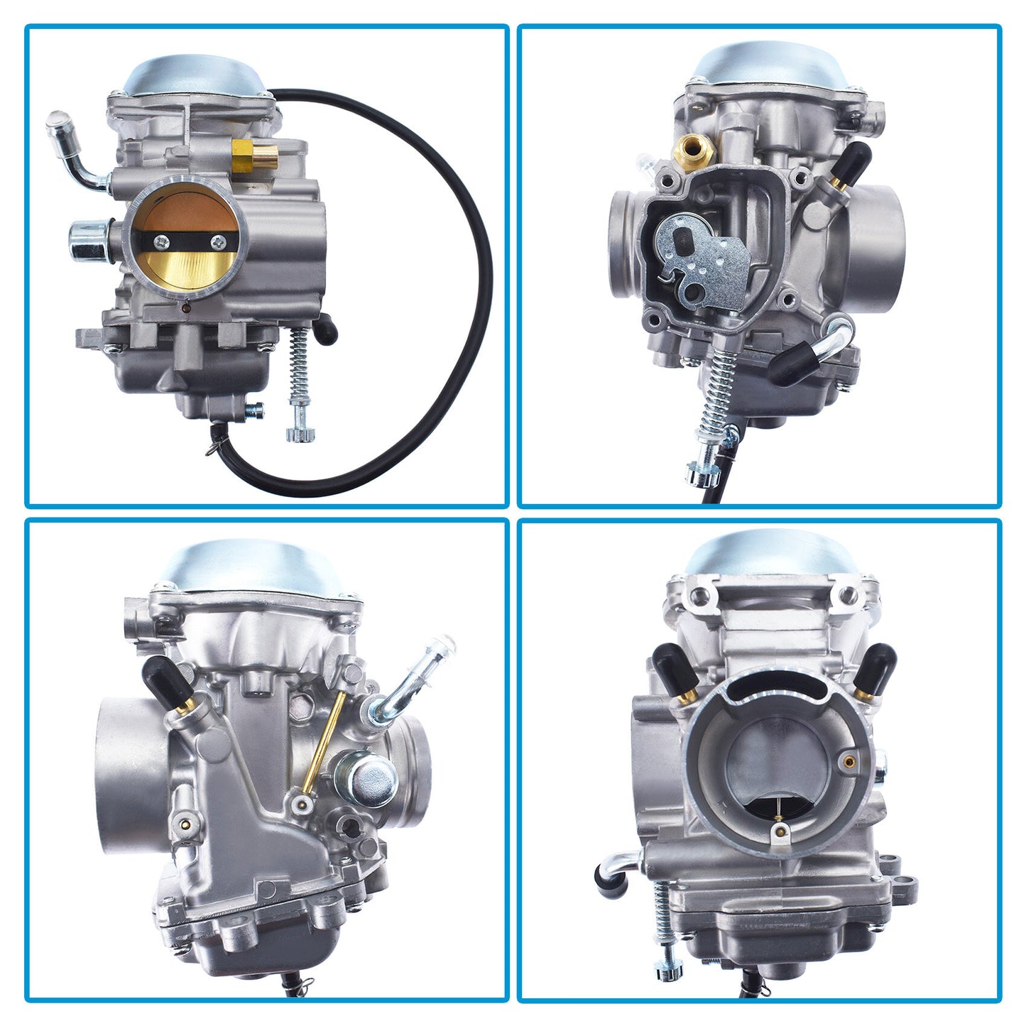 Carburetor Replacement for Polaris Sportsman 500 4WD Quad Non Ho 1996-1998 Carb with Fuel Pump